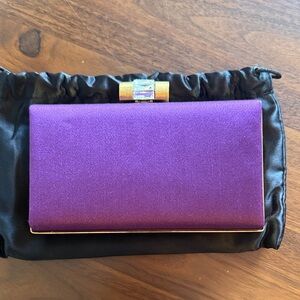 Yves saint laurent - Elegant Purple Clutch